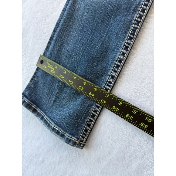 Silver Jeans Womens 8P Tuesday 16 1/2" Short Embroidered Thick Stitching Western - Picture 10 of 12